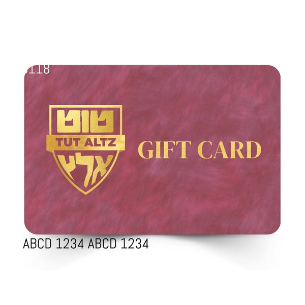 Tut Altz Shop Gift Card